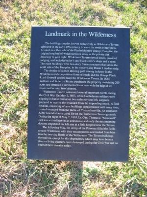 Landmark in the Wilderness Marker. Click for full size. Landmark in the Wilderness Marker image. Click for full size.