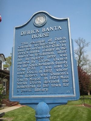 Derick Banta House. Click for full size. Derick Banta House image. Click for full size.