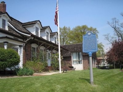 Marker on Washington Avenue. Click for full size. Marker on Washington Avenue image. Click for full size.