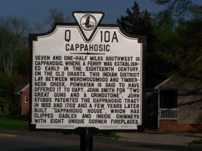 Cappahosic Marker. Click for full size. Cappahosic Marker image. Click for full size.