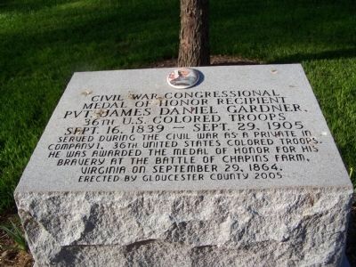 Civil War Congressional Medal of Honor Recipient Marker. Click for full size. Civil War Congressional Medal of Honor Recipient Marker image. Click for full size.