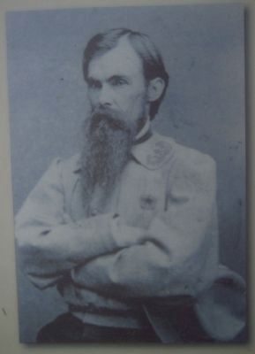 General William Mahone, picture from the McCarty Farm Marker image. Click for full size.