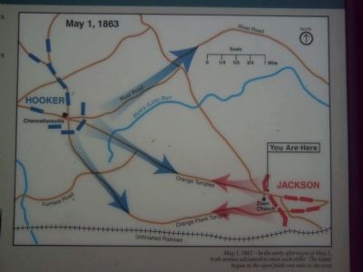 Detail of the map on the Confederate Defense Turns to Offense Marker image. Click for full size.