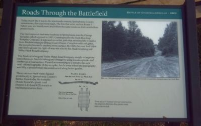 Roads Through the Battlefield Marker image. Click for full size.