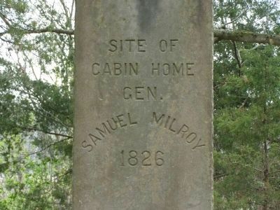 Site of Cabin Home Gen. Samuel Milroy Marker image. Click for full size.