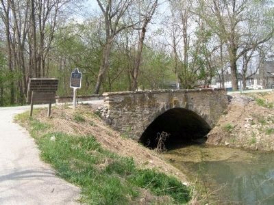 Old Stone Bridge (Franklin Street over the W&E Canal) image. Click for full size.
