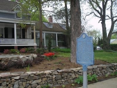 Marker on Brookside Avenue. Click for full size. Marker on Brookside Avenue image. Click for full size.