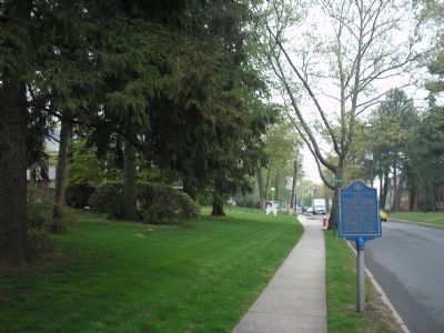 Marker on Kinderkamack Road. Click for full size. Marker on Kinderkamack Road image. Click for full size.