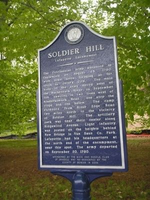 Soldier Hill Marker image. Click for full size.