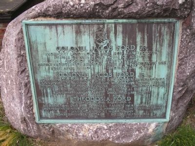 Ford Family Memorial Marker. Click for full size. Ford Family Memorial Marker image. Click for full size.