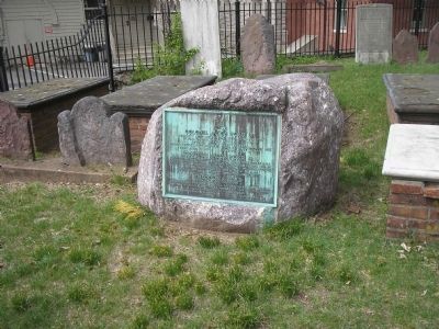 Marker in Presbyterian Churchyard. Click for full size. Marker in Presbyterian Churchyard image. Click for full size.