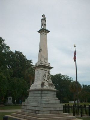 Confederate Monument Marker. Click for full size. Confederate Monument Marker image. Click for full size.
