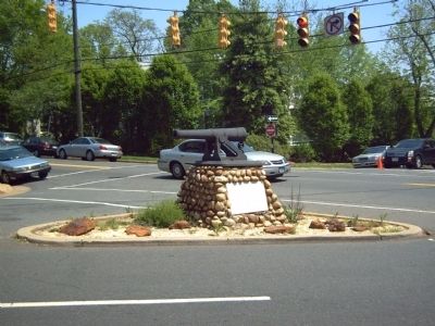 Braddock Cannon Marker </b>(south side). Click for full size. Braddock Cannon Marker </b>(south side) image. Click for full size.