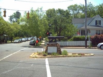 Braddock Cannon Marker </b>(north side). Click for full size. Braddock Cannon Marker </b>(north side) image. Click for full size.