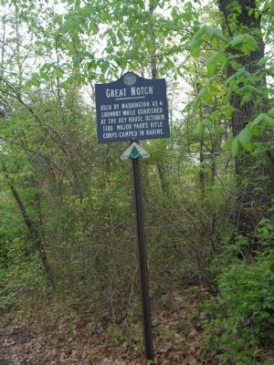 Marker on Rifle Camp Road image. Click for full size.