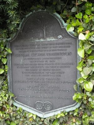 Washington’s Temporary Headquarters Marker. Click for full size. Washington’s Temporary Headquarters Marker image. Click for full size.