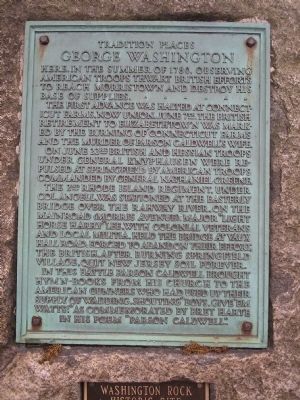 Washington Rock Marker image. Click for full size.