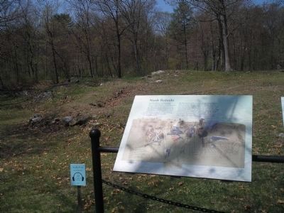 Marker at North Redoubt image. Click for full size.