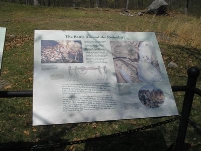 The Battle Around the Redoubts Marker image. Click for full size.