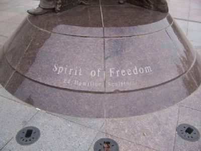 "Spirit of Freedom" - Ed Hamilton, Sculptor.. Click for full size. "Spirit of Freedom" - Ed Hamilton, Sculptor. image. Click for full size.