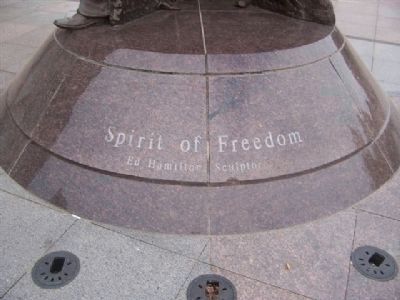 "Spirit of Freedom" - Ed Hamilton, Sculptor. image. Click for full size.