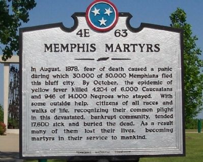 Memphis Martyrs Marker image. Click for full size.
