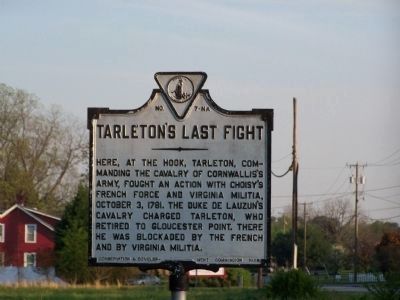 Tarleton's Last Fight Marker image. Click for full size.