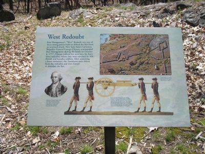 West Redoubt Marker image. Click for full size.