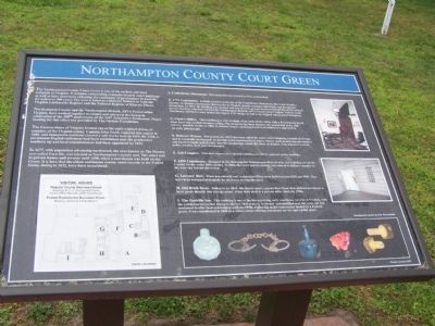 Northampton County Court Green Marker image. Click for full size.