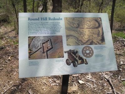 Round Hill Redoubt Marker image. Click for full size.