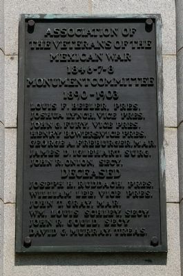 Memorial to Marylanders Killed in War with Mexico Marker image. Click for full size.