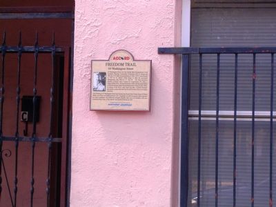 64 Washington Street Marker. Click for full size. 64 Washington Street Marker image. Click for full size.