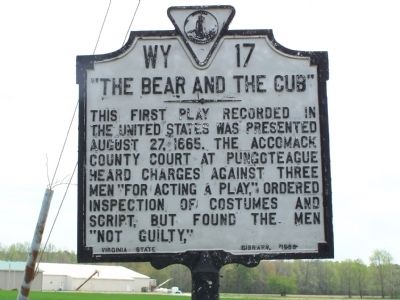 "The Bear and the Cub" Marker. Click for full size. "The Bear and the Cub" Marker image. Click for full size.