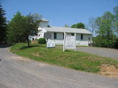 Jennie Dean Marker in front of the Mount Calvary Church. Click for full size. Jennie Dean Marker in front of the Mount Calvary Church image. Click for full size.