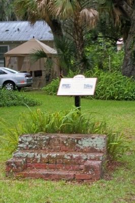 Gault Street Marker and the remains of the Roberson's firebombed home image. Click for full size.