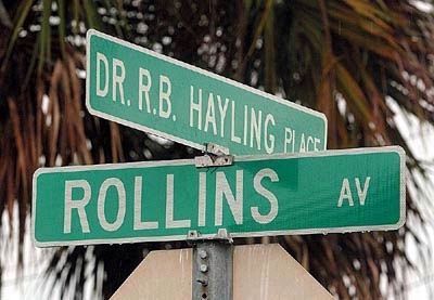 Street Named in Honor of Dr. Robert B. Hayling image. Click for full size.