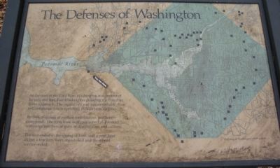The Defenses of Washington Marker image. Click for full size.