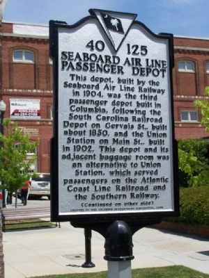Seaboard Air Line Passenger Station Marker. Click for full size. Seaboard Air Line Passenger Station Marker image. Click for full size.