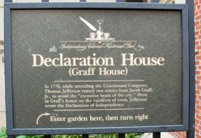 Declaration (Graff) House Marker image. Click for full size.