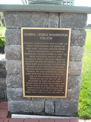 General George Washington Marker. Click for full size. General George Washington Marker image. Click for full size.