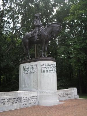 Equestrian Statue of Gen. Greene image. Click for full size.