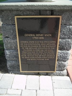 General Henry Knox Marker. Click for full size. General Henry Knox Marker image. Click for full size.