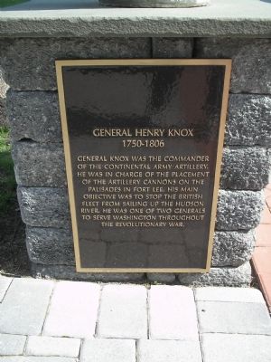 General Henry Knox Marker image. Click for full size.