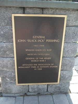 General John "Black Jack" Pershing Marker image. Click for full size.