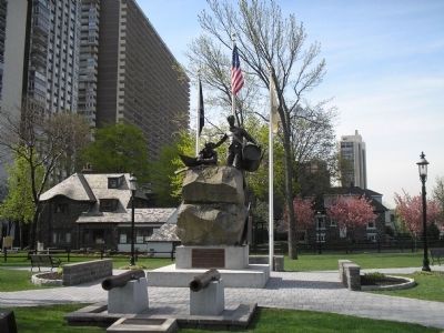 Soldiers of the American Revolution Monument image. Click for more information.