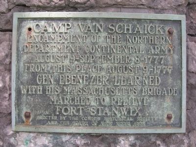 Camp Van Schaick - Van Schaick Island, Cohoes, NY image. Click for full size.