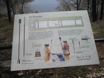 32-Pounder Marker. Click for full size. 32-Pounder Marker image. Click for full size.