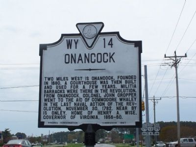 Onancock Marker image. Click for full size.