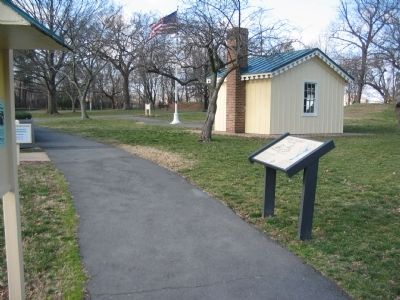 Wayside along the Walkway to the Fort Musuem. Click for full size. Wayside along the Walkway to the Fort Musuem image. Click for full size.