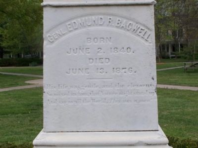Genl. Edmund R. Bagwell Marker image. Click for full size.